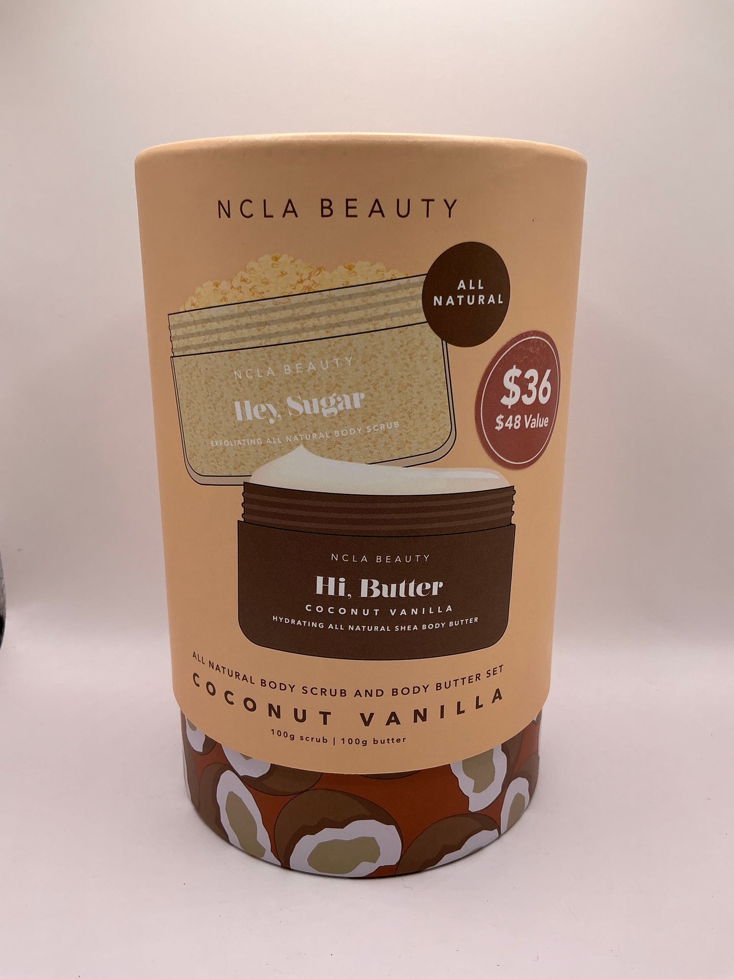 NCLA Beauty body scrub kit- coconut