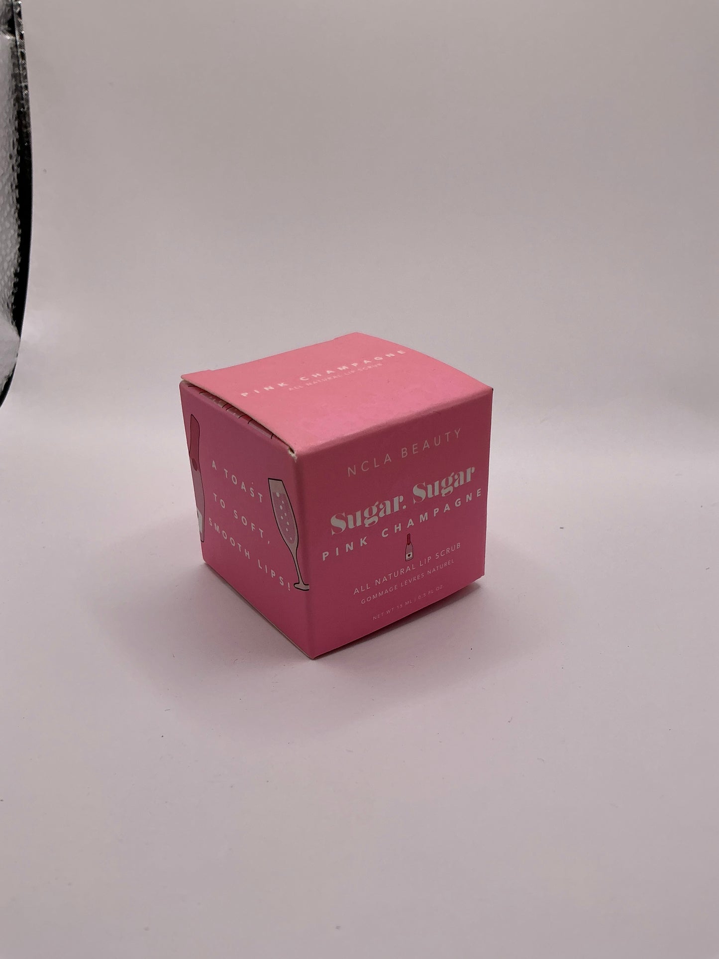 NCLA Beauty lip scrub- pink champagne